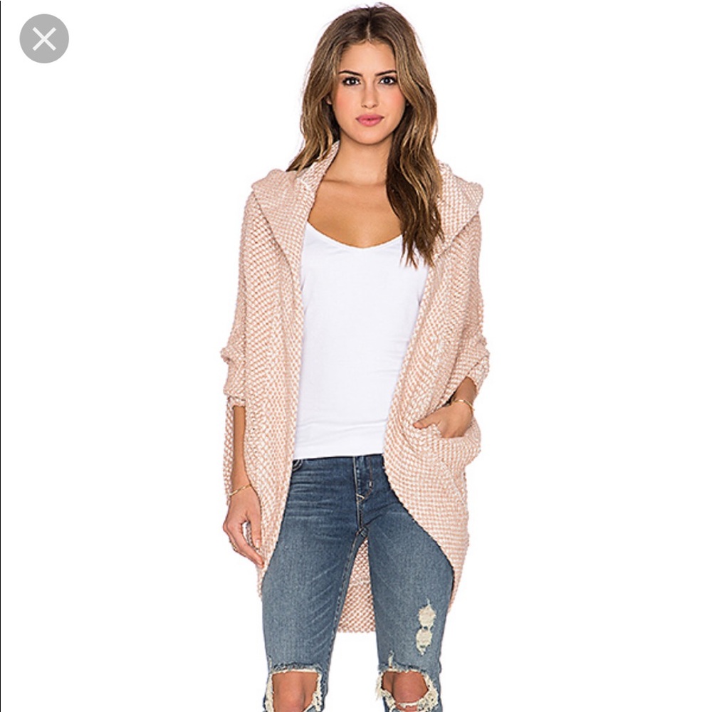 NWT Free People Cream & Ivory Knit Cardigan